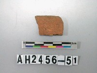 藏品(紅色細砂細繩紋陶片)的圖片